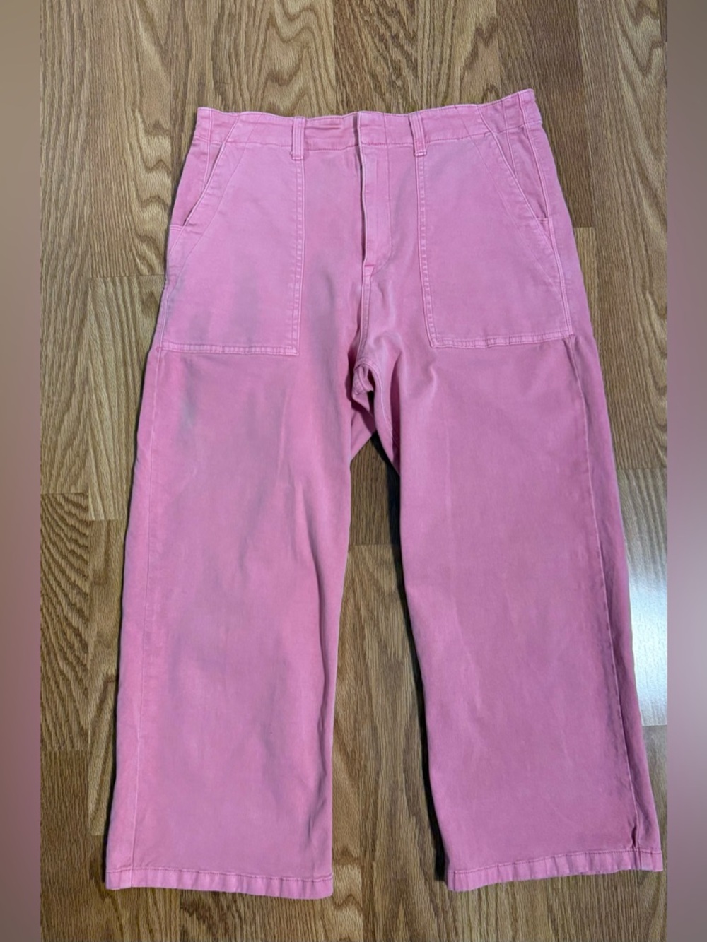 pistola Wide-Leg Utility Pants in Rose Pink size 31 - Picture 5 of 12